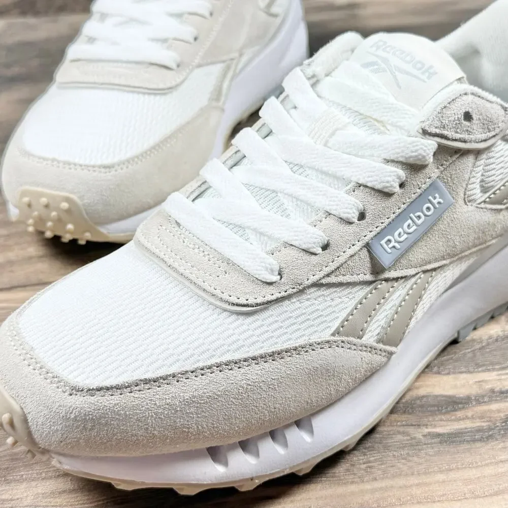 NIB Reebok Forte Racer 8M Life Style Athletic Sneakers Natural/Light Blue - Picture 5 of 10
